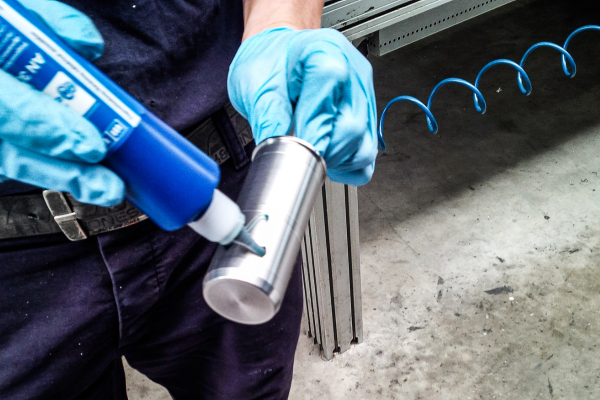 screwdriver, metal can, gloves, workshop, industrial