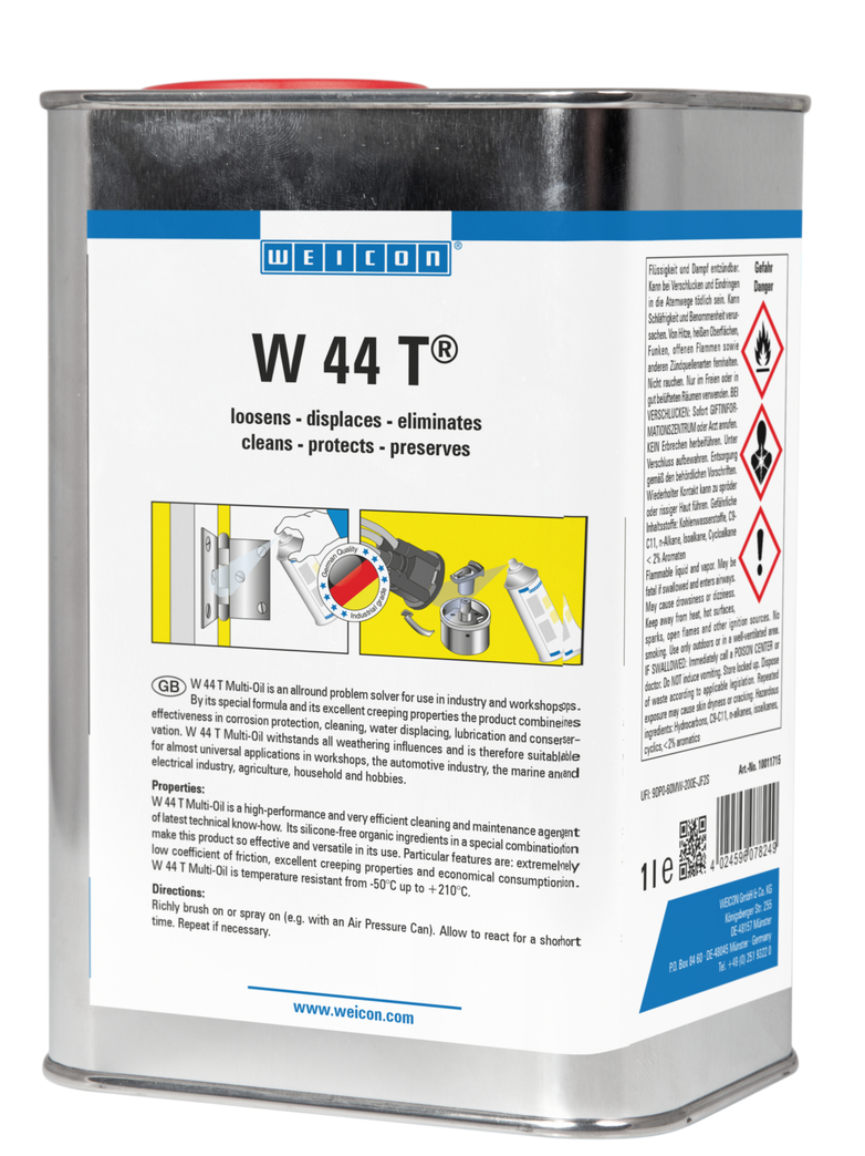 W 44 T® | 5중 기능을 갖춘 윤활 및 다기능 오일