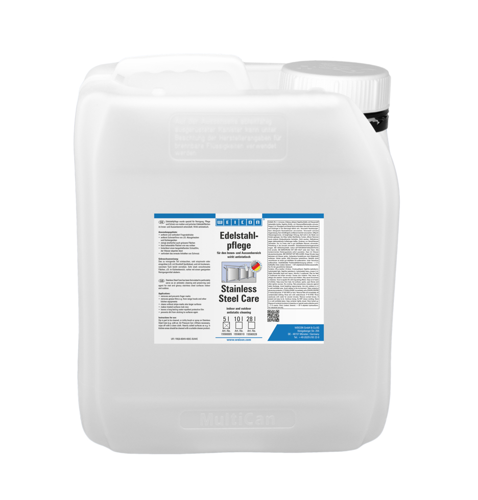 스테인리스 스틸 관리 | 스테인리스 스틸용 세척, 보호 및 관리 오일