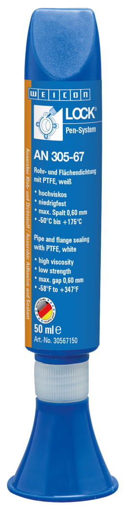 WEICONLOCK® AN 305-67 파이프 및 플랜지 씰링제 | PTFE 포함, 저점도
