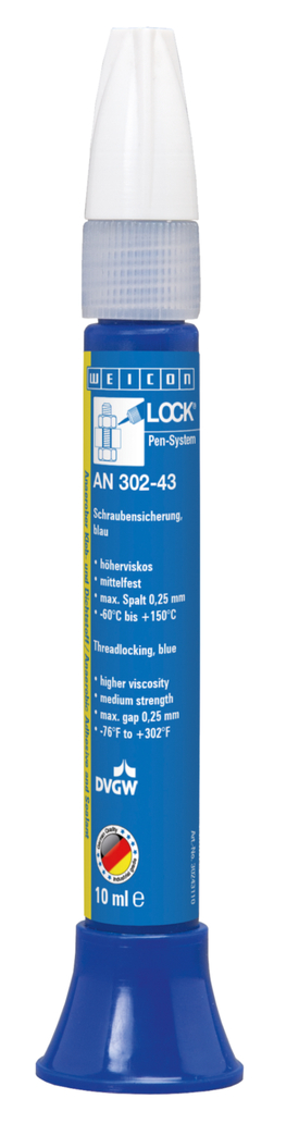 WEICONLOCK® AN 302-43 나사고정제 | 중간 강도, 높은 점도, 음용수 승인