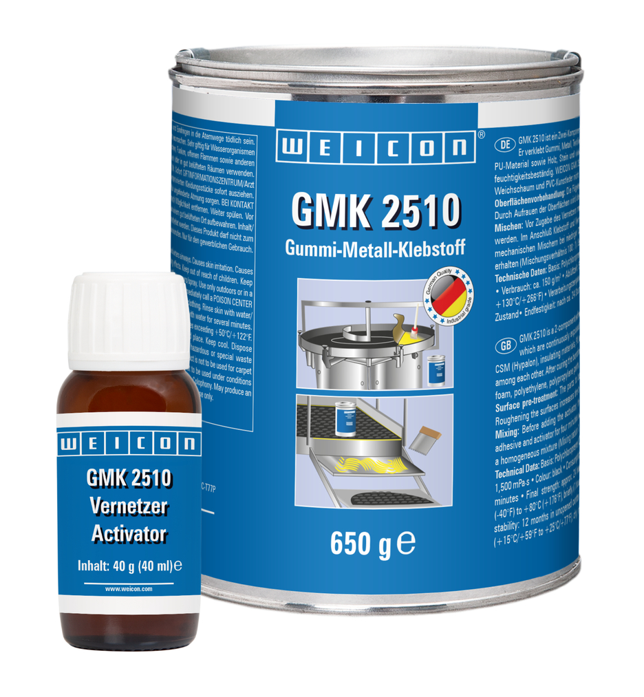 GMK 2510 접촉 접착제 | 초강력 2액형 고무-금속 접착제