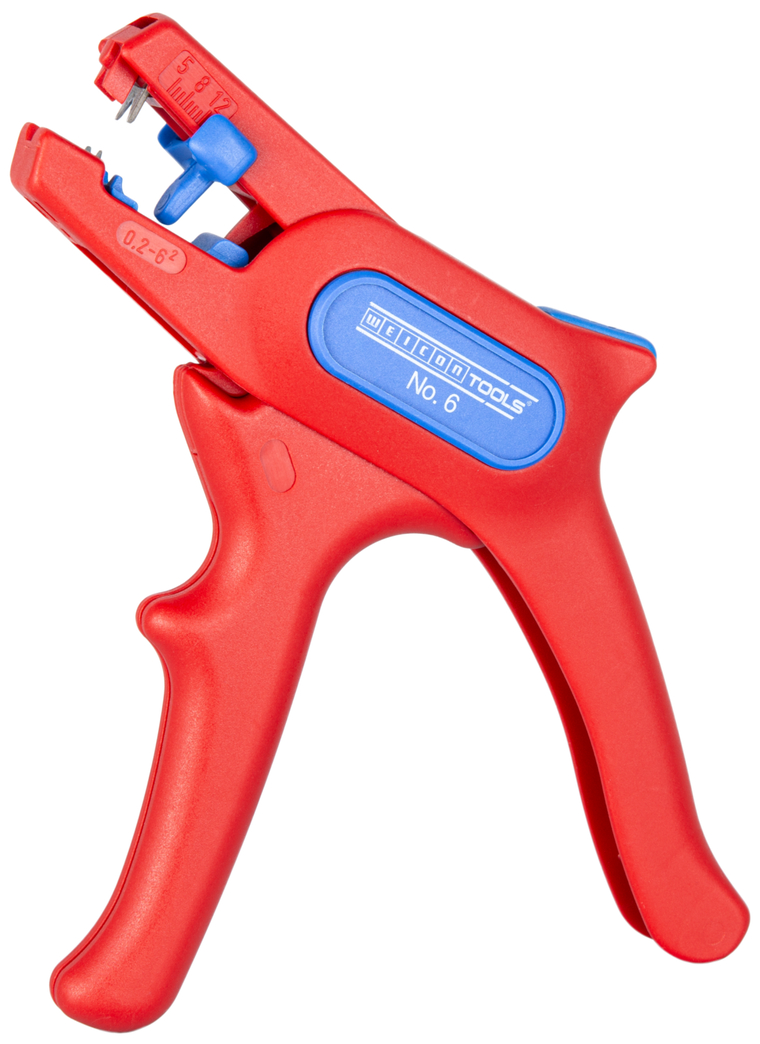 전선 스트리퍼 6번 | 최대 1.000볼트의 라이브 작업용 I 작업 범위 0,2 - 6,0 mm²