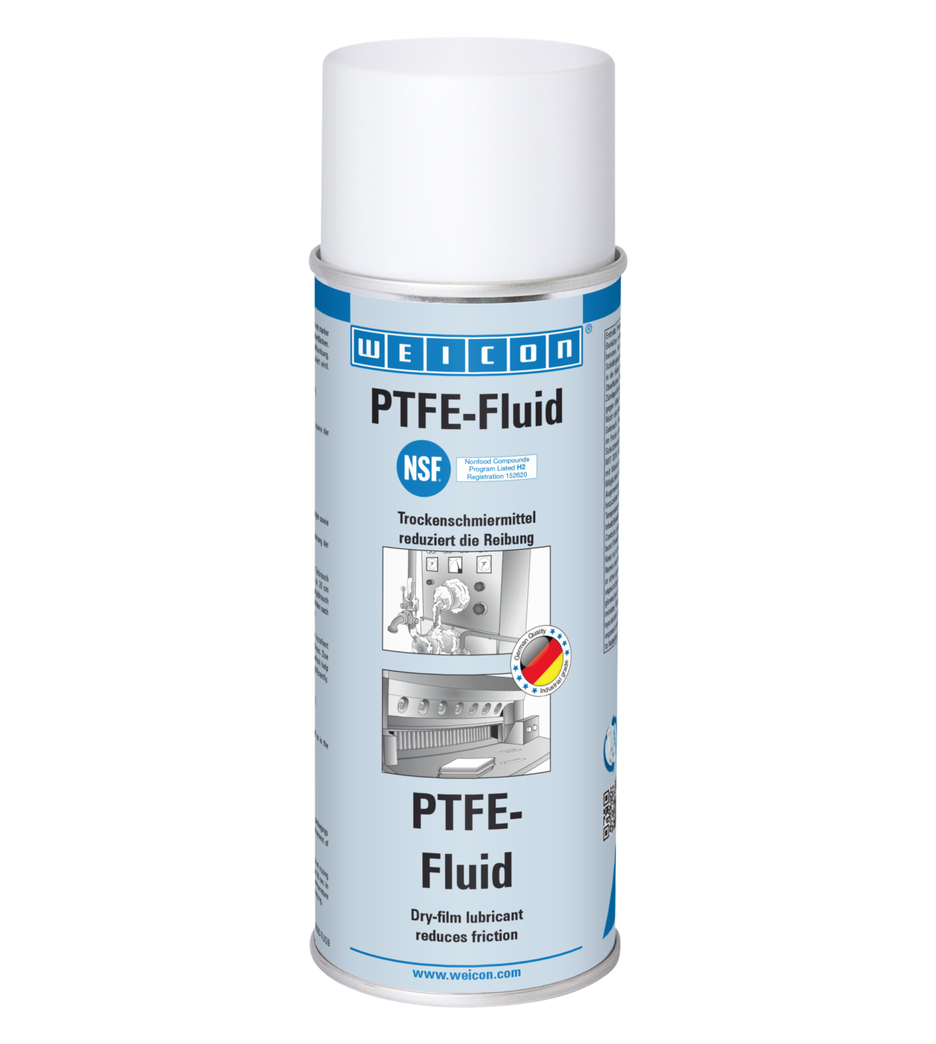 PTFE-Fluid | 식품 부문용 무급유 건식 윤활유 NSF H2