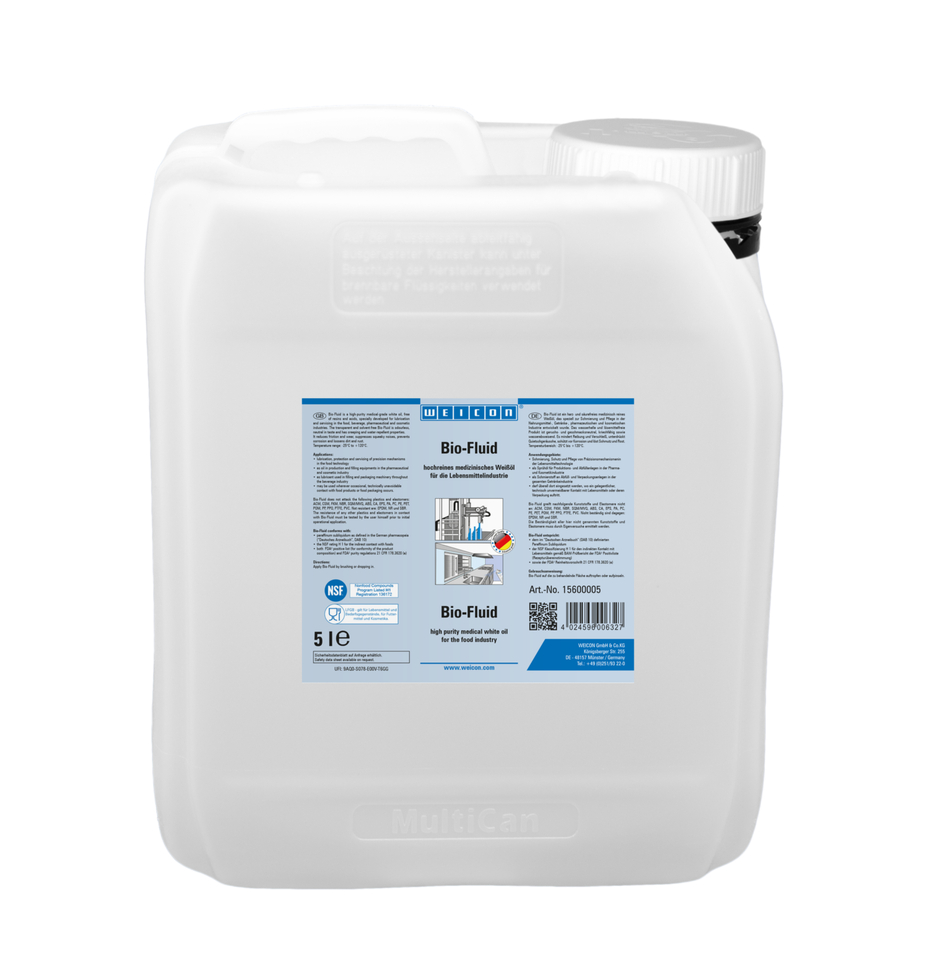바이오-플루이드 | 식품 부문용 윤활유 및 케어 오일 NSF H1