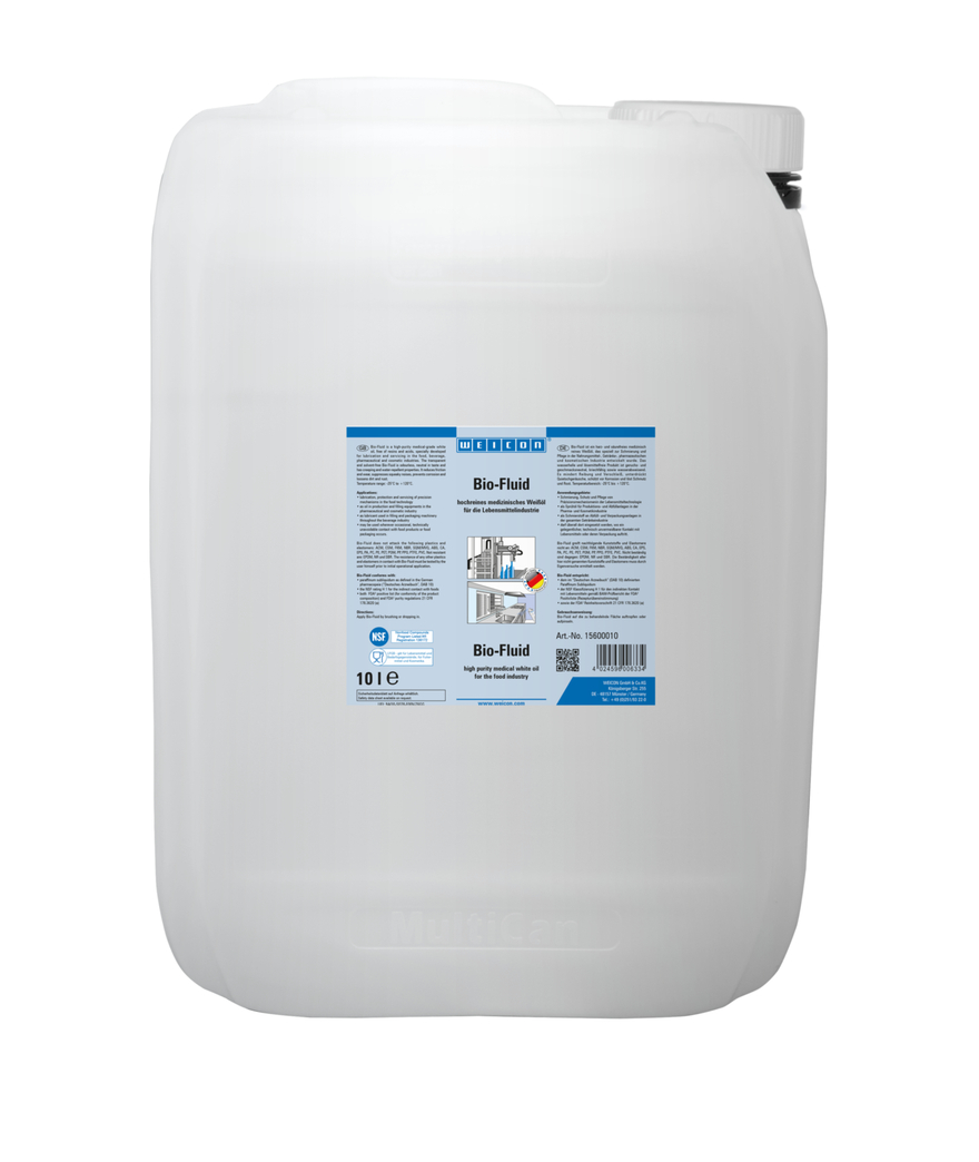 바이오-플루이드 | 식품 부문용 윤활유 및 케어 오일 NSF H1