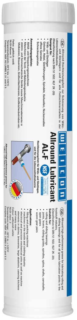 AL-F 고성능 그리스 | 식품 안전 다목적 그리스