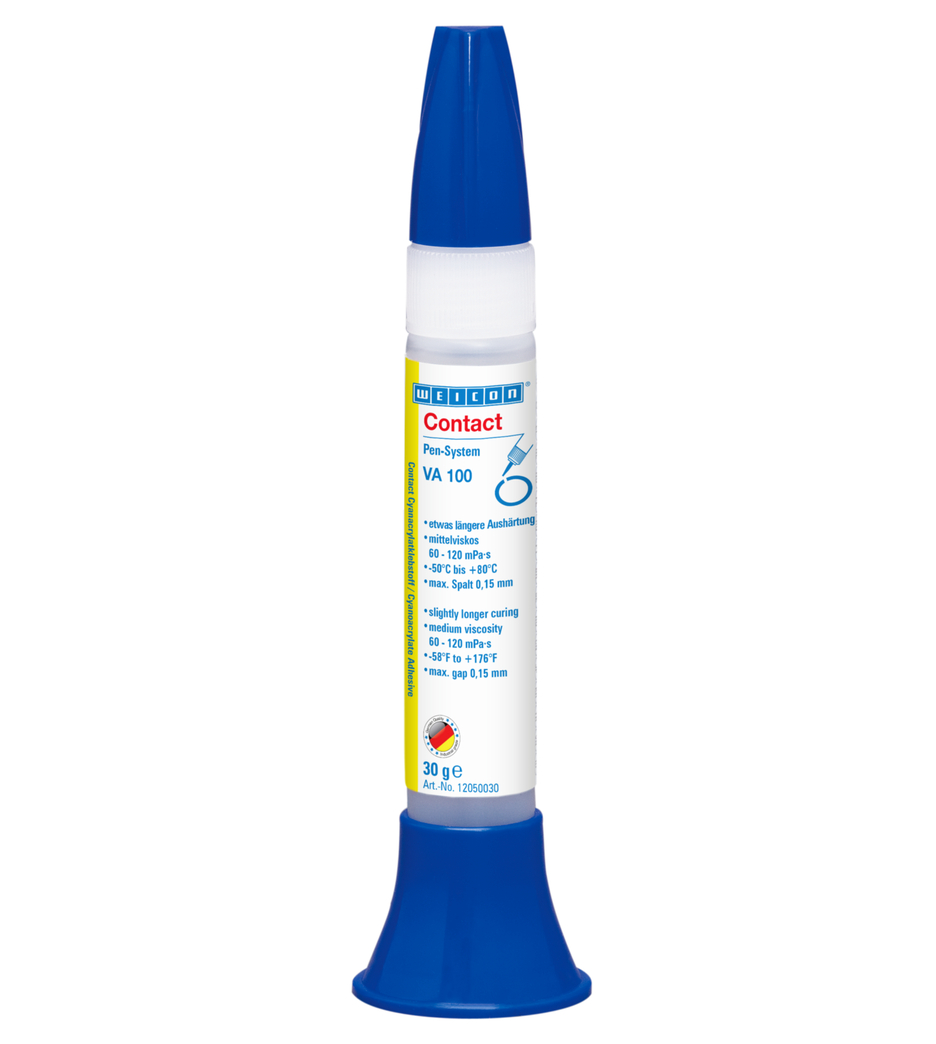 VA 100 순간접착제 | 금속, 플라스틱 및 고무용 순간접착제