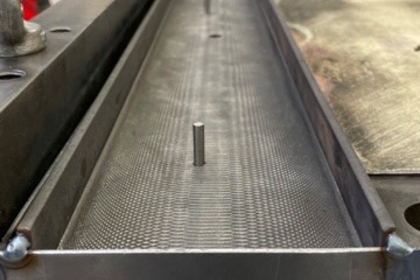 metal, metallic, rod, pin, grooved