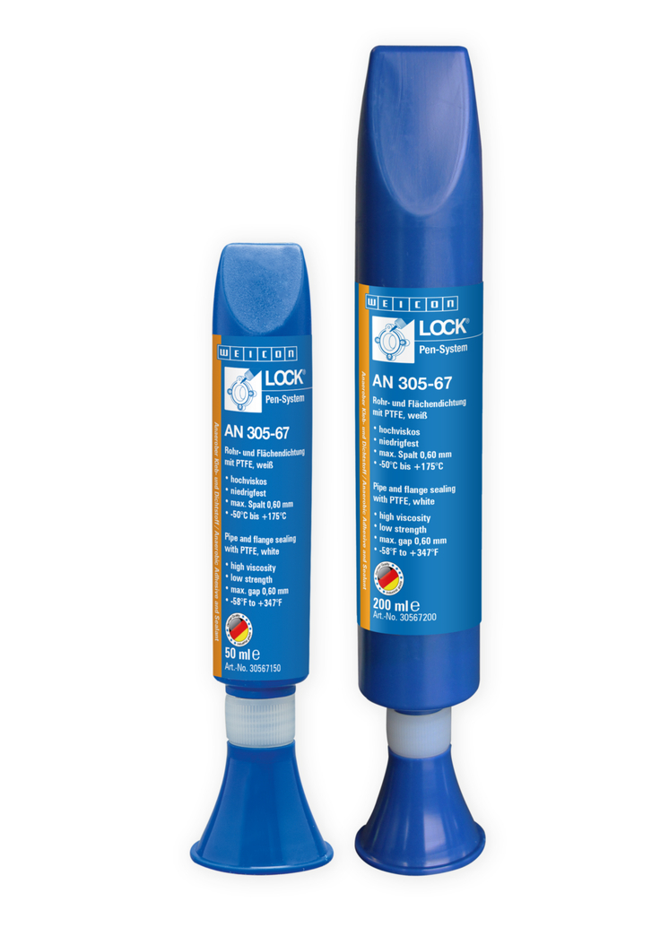 WEICONLOCK® AN 305-67 파이프 및 플랜지 씰링제 | PTFE 포함, 저점도