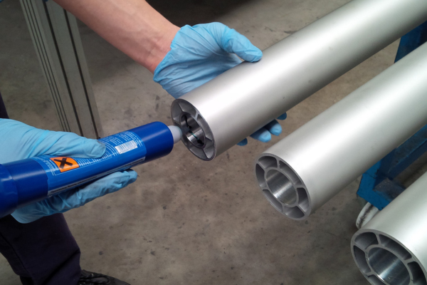 aluminum tube, metal rod, cylinder, machining, assembly tool