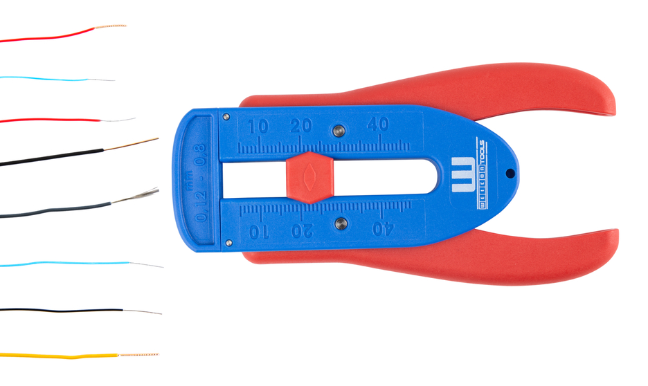 정밀 와이어 스트리퍼 S | 얇은 도체 및 전선의 경우 I 스트리핑 범위는 0,12 mm - 0.8 mm(36-20 AWG)입니다.