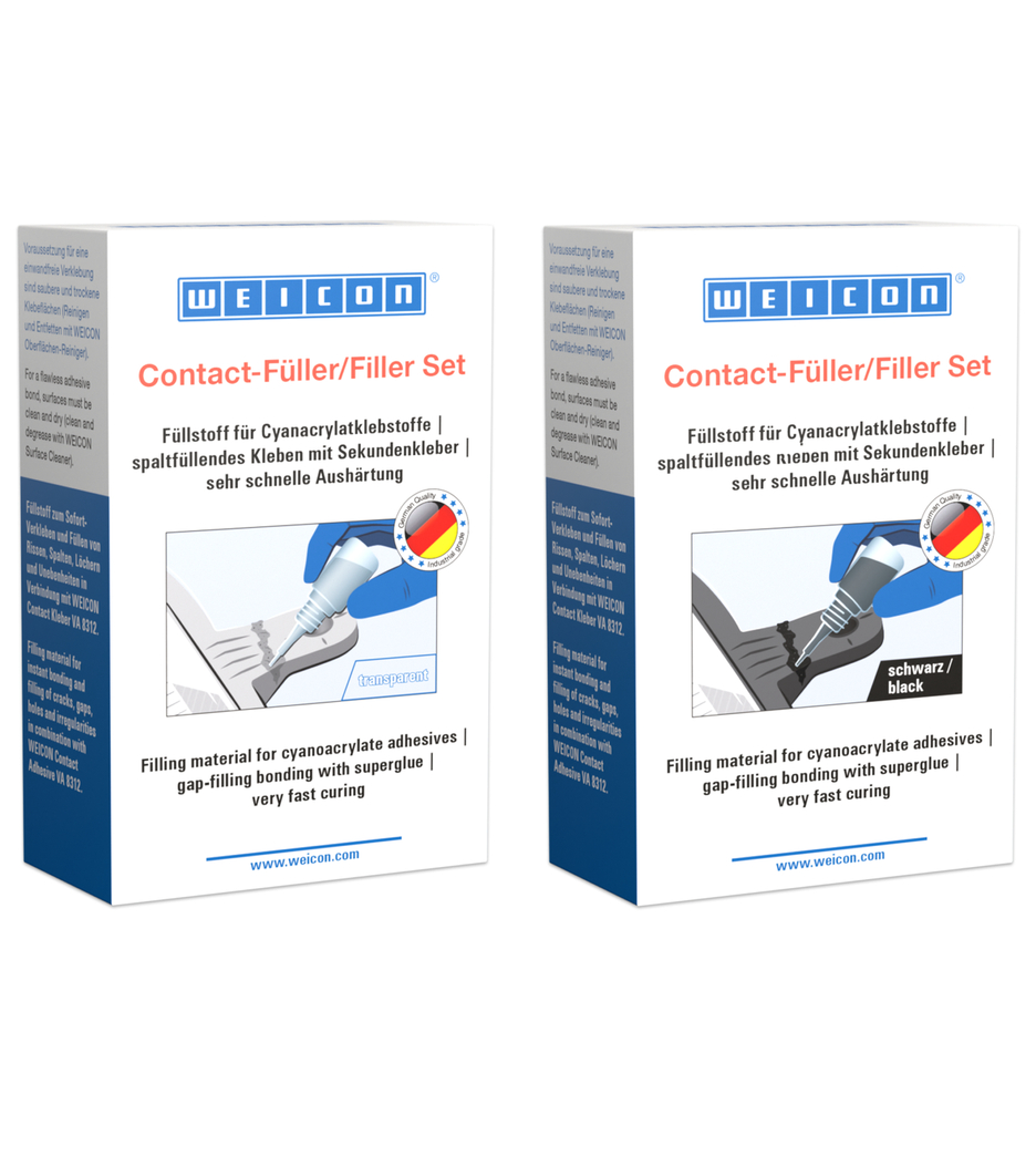 순간접착제 필러 세트 | 투명 특수 필러 및 순간접착제 Contact VA 8312