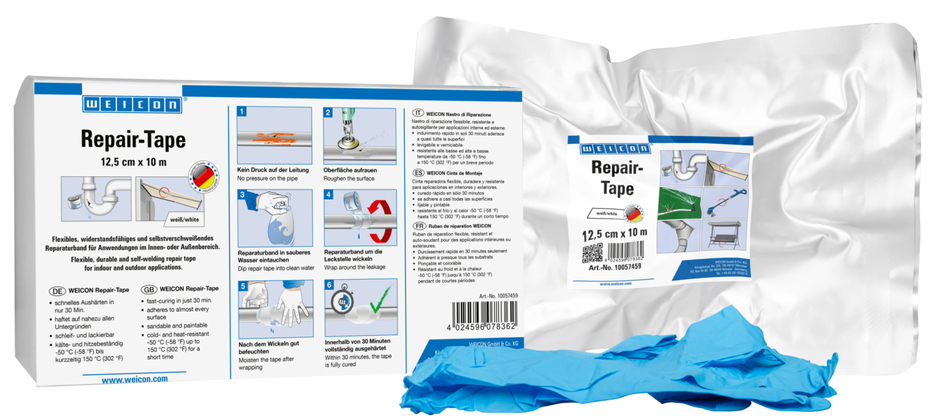 리페어 테이프 | 내구성이 뛰어난 자가 융착 수리용 테이프, M 사이즈