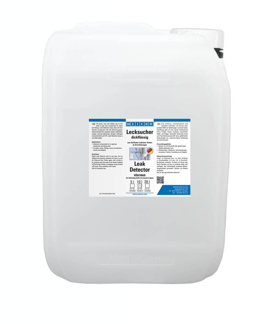 누출 감지 점성 | 압력 라인의 균열을 찾기 위한