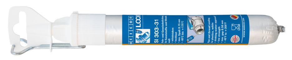 WEICONLOCK® SI 303-31 파이프 및 나사산 씰링 | 저강도, 고점도, ISEGA 인증