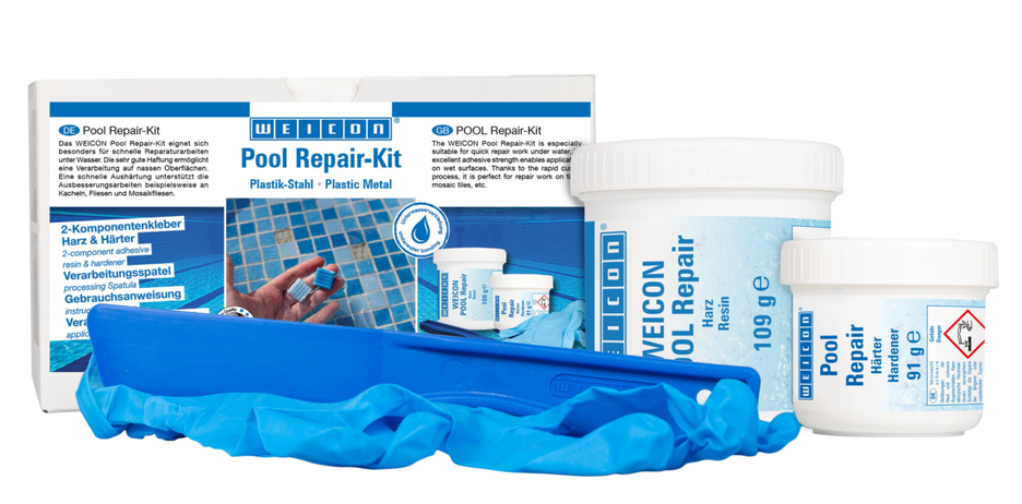 WEICON Pool Repair-Kit | 수중에서도 빠른 수리 작업