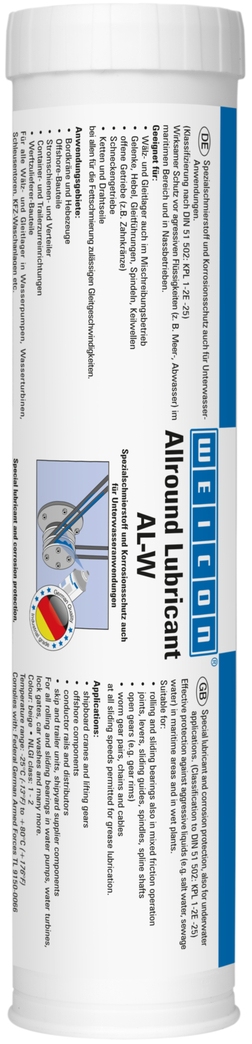 AL-W 고성능 그리스 | 수중 적용을 위한 특수 윤활제