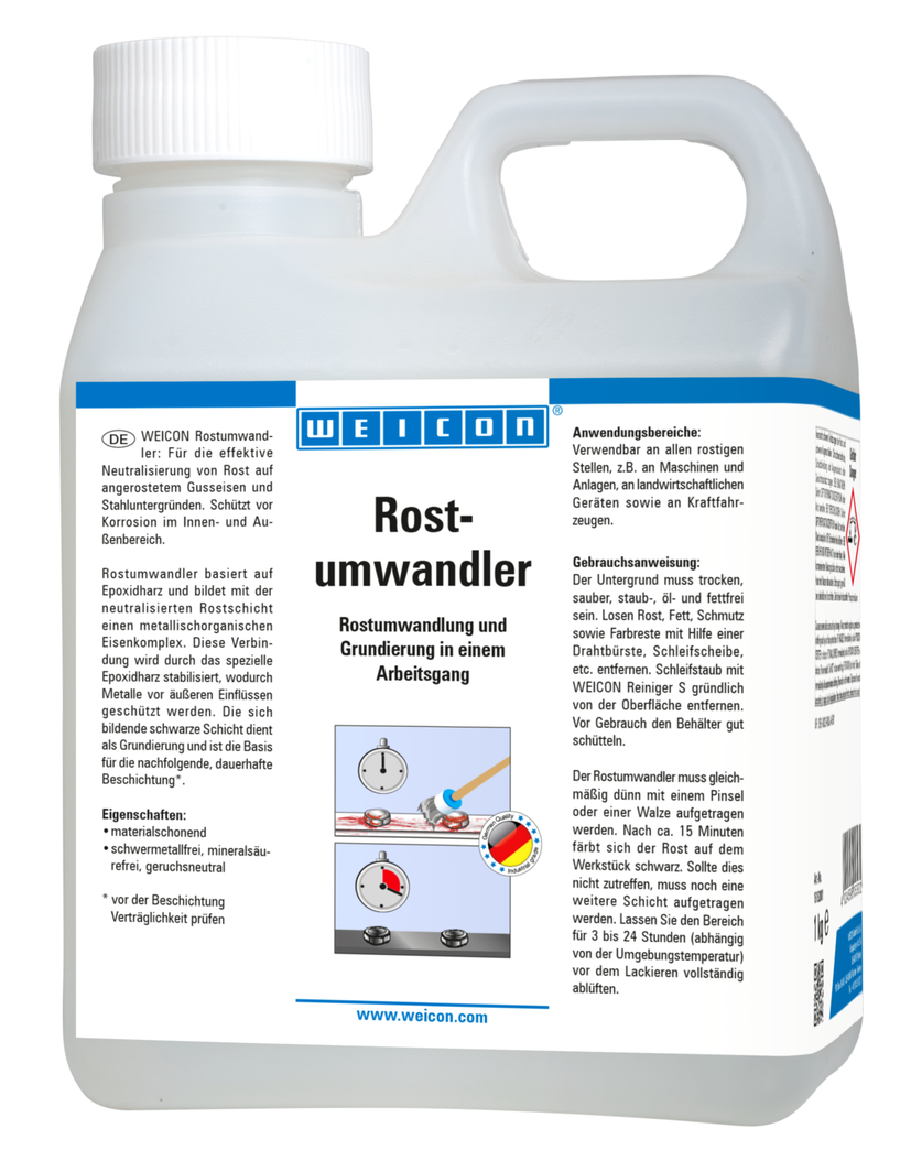 녹 변환제 (Rust Converter) | 녹의 중화를 위해