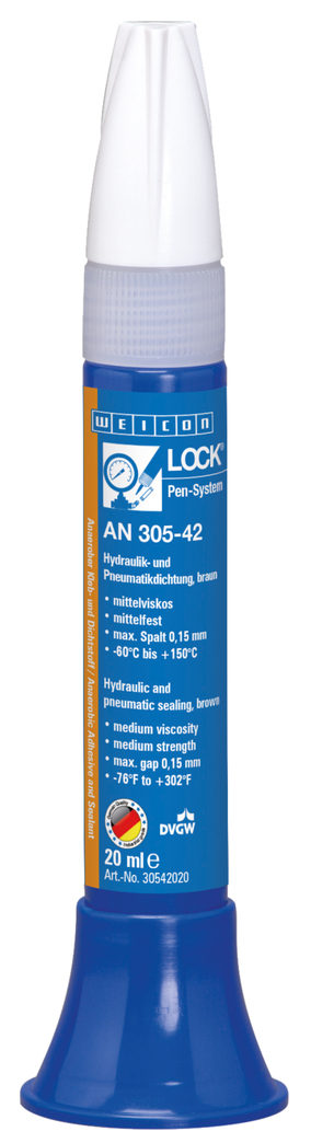WEICONLOCK® AN 305-42 유압 및 공압 씰링 | 중간 강도, DVGW 등록 포함