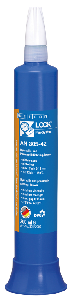 WEICONLOCK® AN 305-42 유압 및 공압 씰링 | 중간 강도, DVGW 등록 포함