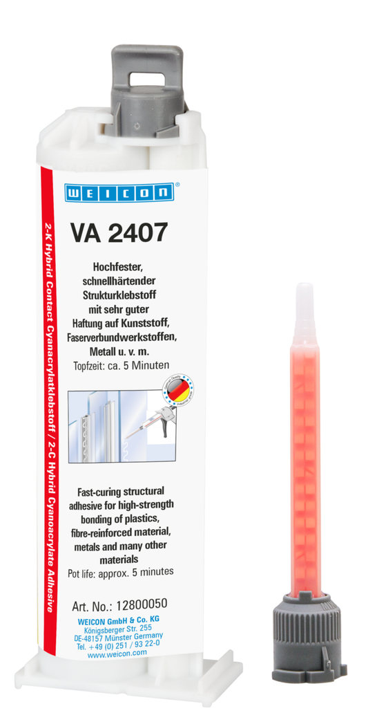 VA 2407 순간접착제 | 2성분 순간접착제, 하이 갭 브리징