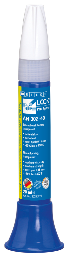 WEICONLOCK® AN 302-40 나사고정제 | 중간 강도, DVGW 등록 포함