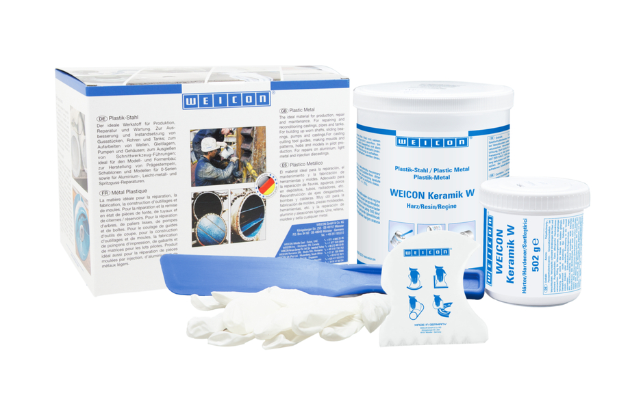 웨이콘 세라믹 W | 마모 방지 코팅을 위한 미네랄 충진 에폭시 수지 시스템