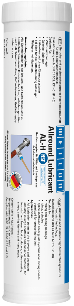 AL-H 고성능 그리스 | 식품 안전 고온 그리스