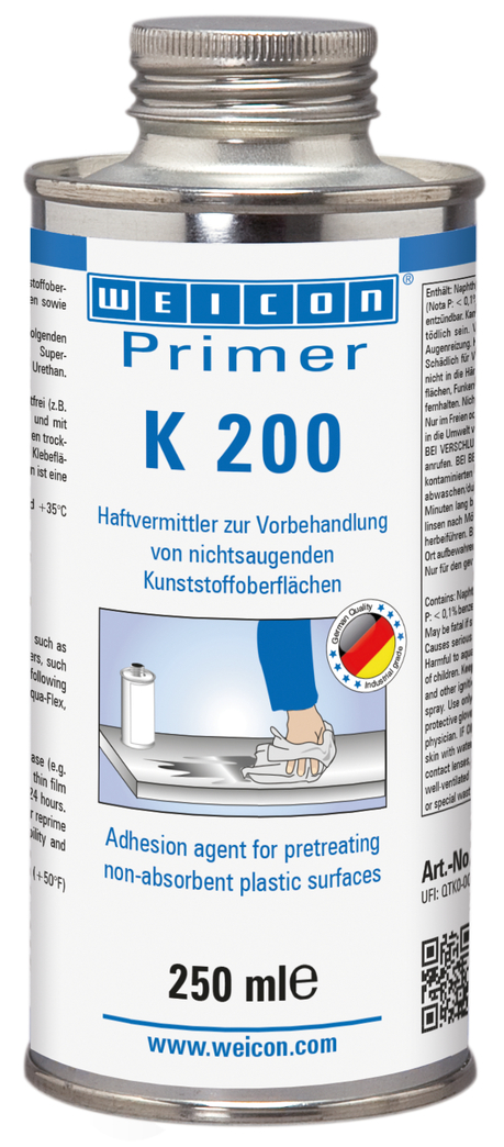프라이머 K 200 | 비흡수성 플라스틱 표면용 접착제